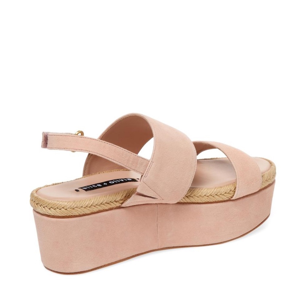 Alice + Olivia Anastasia Platforms in Blush